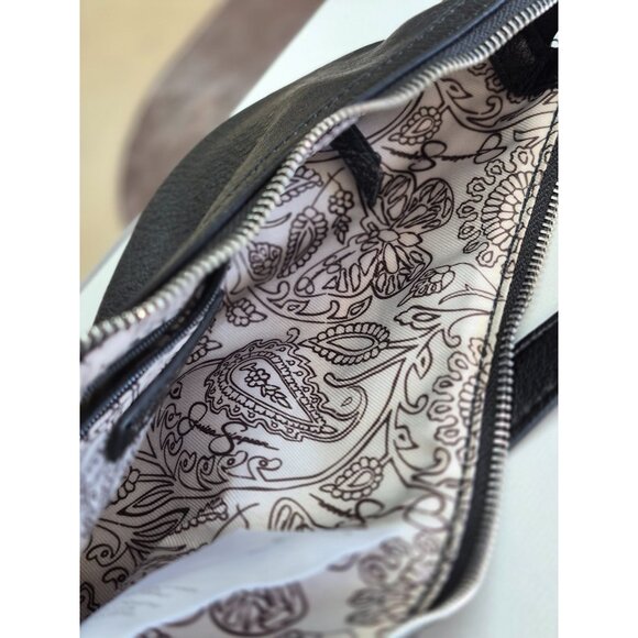 Jessica Simpson Black Studded Shoulder Bag Purse - Picture 7 of 7